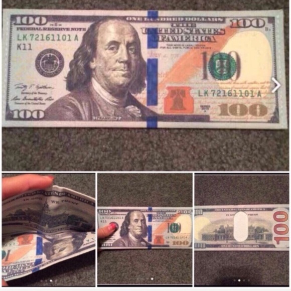 $100 dollar waterproof/BALLERS / 100 wallet🤑 (1LEFT) - Picture 1 of 7